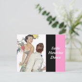 ファッショナブルレトロサディホーキンズダンス招待状 招待状 (スタンド正面)