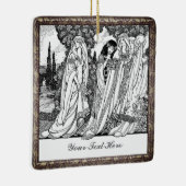 ファッショナブルヴィンテージレディースセラミックオーナメント セラミックオーナメント (右)