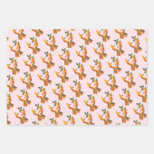 ファッショナブルヴィンテージ女性ジャングルすべての方法 ラッピングペーパーシート (正面3)