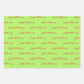 ファッショナブルヴィンテージ女性ジャングルすべての方法 ラッピングペーパーシート (正面2)