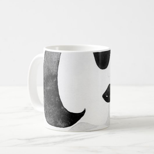 ファッショナブル女性サングラスイラストレーション コーヒーマグカップ (正面左)