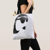 ファッショナブル女性サングラスイラストレーション トートバッグ (クローズアップ)