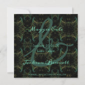 ファッショナブル抽象芸術日付を保存 セーブザデート (裏面)