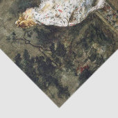 ファッショナブル美しいが鏡で自分を称賛 薄葉紙 (詳細)