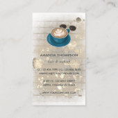 ファッショナブル自撮りガールビジネスカード 名刺 (裏面)