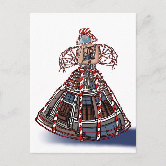 「ファッショナブル」 ポストカード (正面)