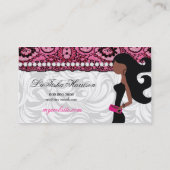 ファッショニスタの311物惜しみしないピンクのDelish 名刺 (裏面)