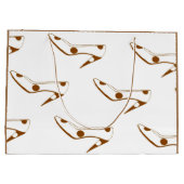 ファッショニスタハイヒールの靴 ラージペーパーバッグ (裏面)