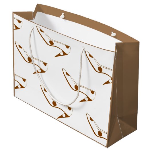ファッショニスタハイヒールの靴 ラージペーパーバッグ (裏面アングル)