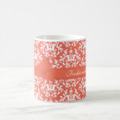 ファッショニスタママダマスクエンベルグロートレンディーマグカップ コーヒーマグカップ (中央)