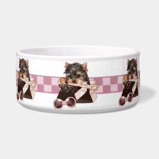 ファッショニスタヨークシャーテリア ボウル