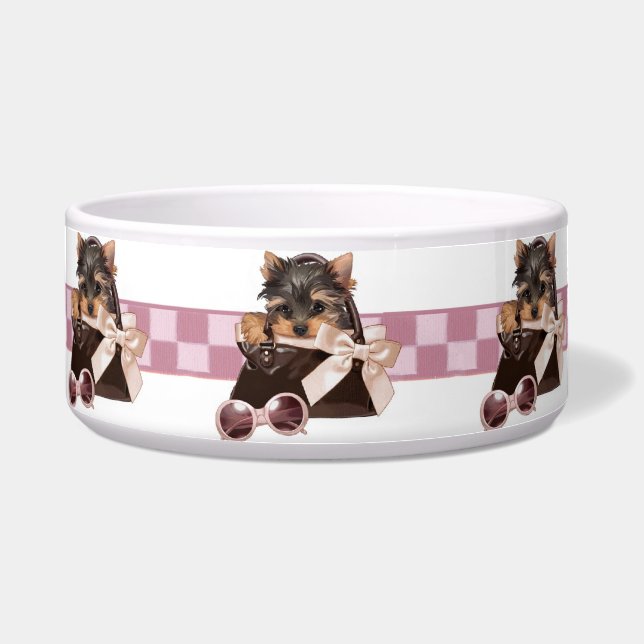 ファッショニスタヨークシャーテリア ボウル (正面)