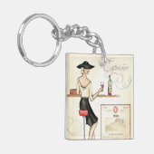 ファッショニスタワイン キーホルダー (正面左)