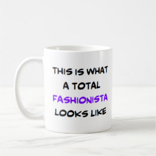 ファッショニスタ合計 コーヒーマグカップ