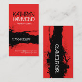 ファッショニスタ名刺 名刺 (正面/裏面)