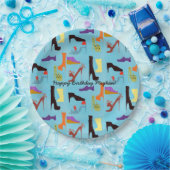 ファッショニスタ靴 ペーパープレート (パーティー)