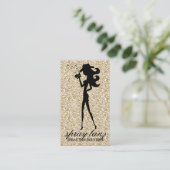 ファッショニスタ311のスプレーのタンの女性のカーボーイの帽子 名刺 (スタンド正面)