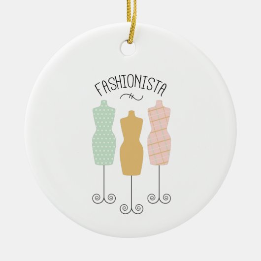 ファッショニスタ セラミックオーナメント (正面)