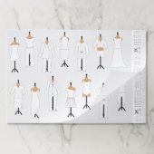 ファッショニスタ：女性のファッションデザイナー活動 ペーパーパッド (折り畳み)