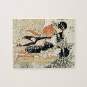 「ファッションからの川で、漕いでいる3人の女の子 ジグソーパズル (横)