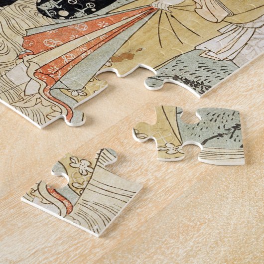 「ファッションからの川で、漕いでいる3人の女の子 ジグソーパズル (側面)