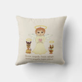 ファッションかわいい小さな天使 クッション (裏面)
