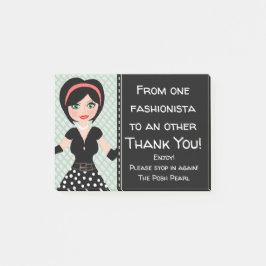 ファッションかオートクチュールまたは優雅感謝していしています ポストイット