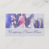 ファッションか衣類デザイナー 名刺 (裏面)