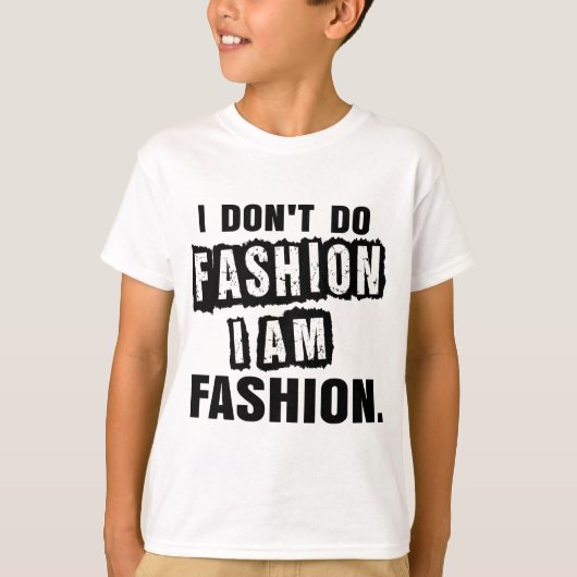 ファッションしない Tシャツ (正面)