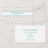 ファッションとブライダルの船乗り 名刺 (正面/裏面)