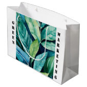 「ファッションと機能の融合:プリントショップのトレンド」 ラージペーパーバッグ (裏面アングル)