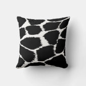 ファッションのアニマルプリントのモノラル白黒枕 クッション (裏面)