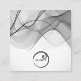 ファッションのエレガントでモダンな名刺のトレンディーの正方形 スクエア名刺