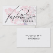 ファッションのサロンデザイナー美しいの芳香カード 名刺 (正面/裏面)