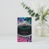 ファッションのジュエリーの名刺のレトロのヒョウPPB 名刺 (スタンド正面)