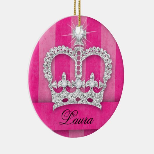 ファッションのジュエリーの王女の王冠のオーナメントのギフト セラミックオーナメント (右)
