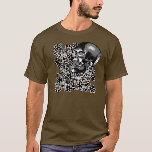 ファッションのスカル Tシャツ (正面)