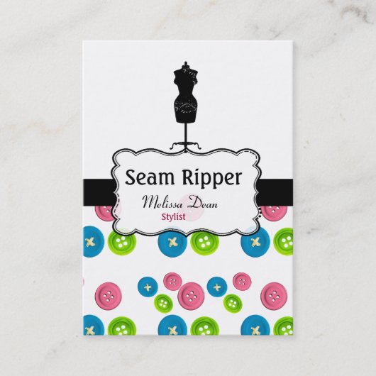 ファッションのスタイリストの名刺 名刺 (正面)