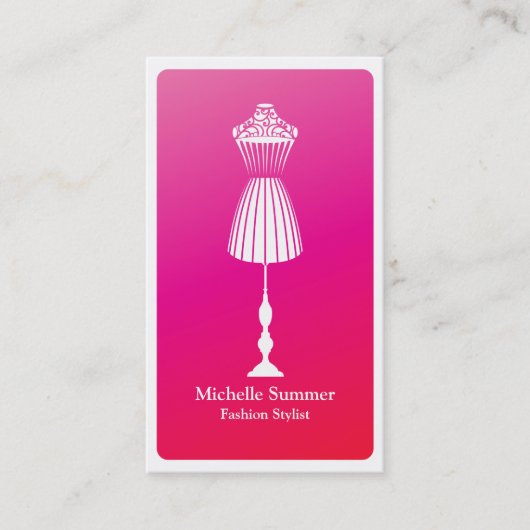 ファッションのスタイリストの名刺 名刺 (正面)