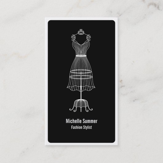 ファッションのスタイリストの名刺 名刺 (正面)