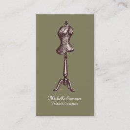 ファッションのスタイリストデザイナー名刺のテンプレート 名刺