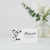 ファッションのスタイルの写真撮影の名刺 名刺 (スタンド正面)