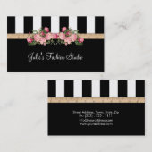 ファッションのスタジオの裁縫モデル家 名刺 (正面/裏面)