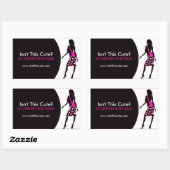 ファッションのステッカー 長方形シール (シート)