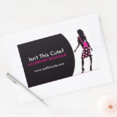 ファッションのステッカー 長方形シール (封筒)