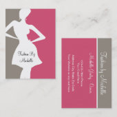 ファッションのテーマ 名刺 (正面/裏面)