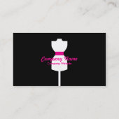 ファッションのデザインの名刺 名刺 (裏面)