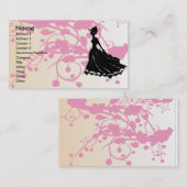 ファッションのブティックかサロンの名刺 名刺 (正面/裏面)