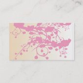 ファッションのブティックかサロンの名刺 名刺 (裏面)