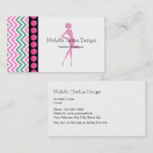 ファッションのブティックの名刺 名刺 (正面/裏面)